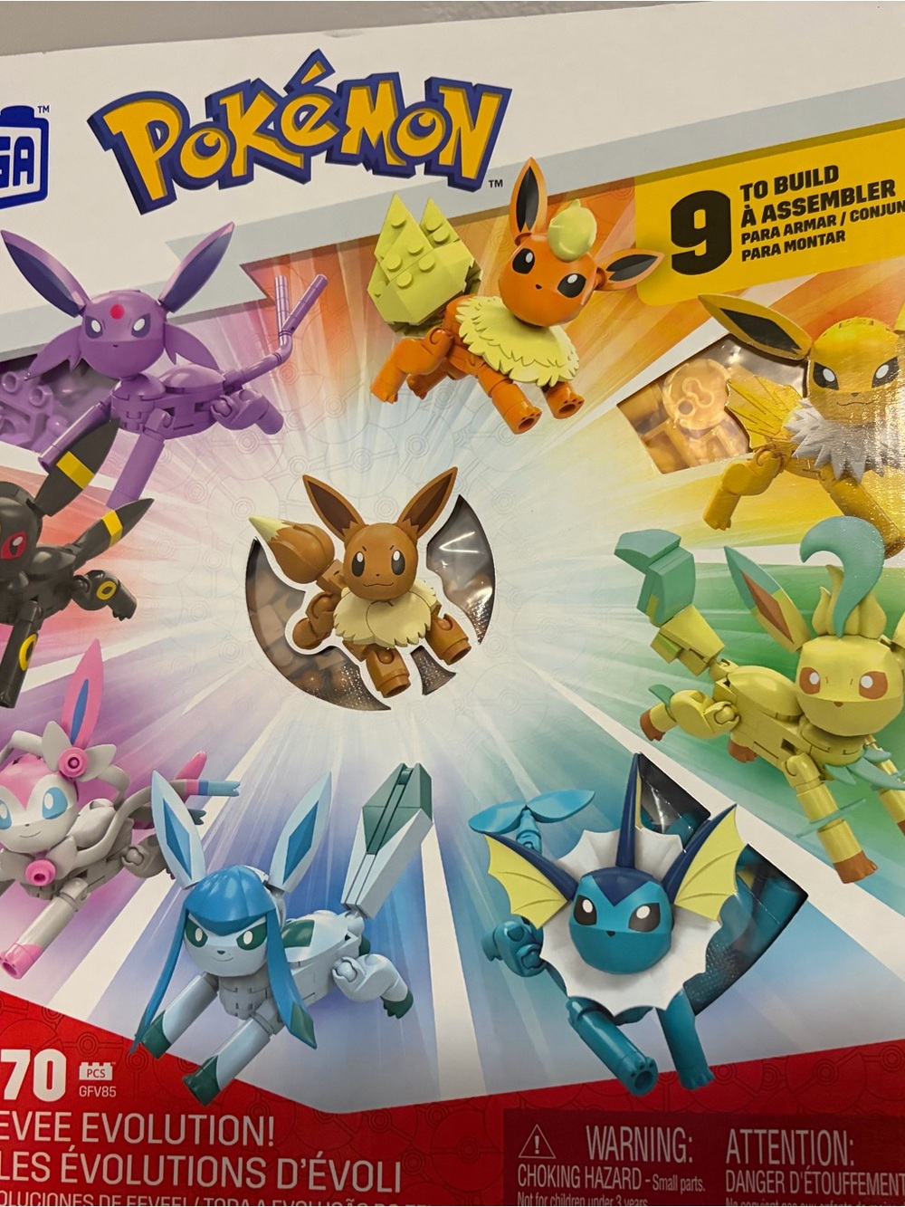 MEGA Pokemon Eevee Evolution Building Toy
